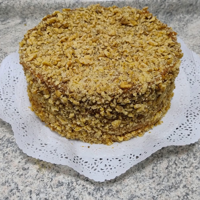 Torta Panqueque Manjar Nuez