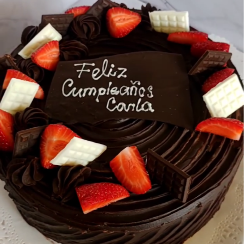 Panqueque chocolate frambuesa