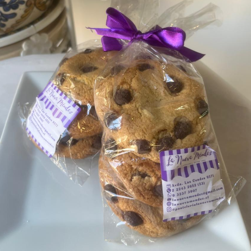 Galletón Vainilla con Chips Chocolate 54% Cacao