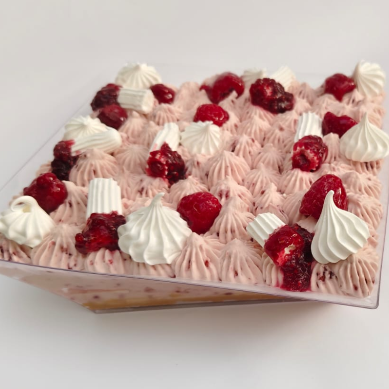 Merengue frambuesa manjar